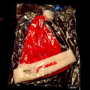 Walgreens Employee Christmas/ Santa hat red/ white New in bag